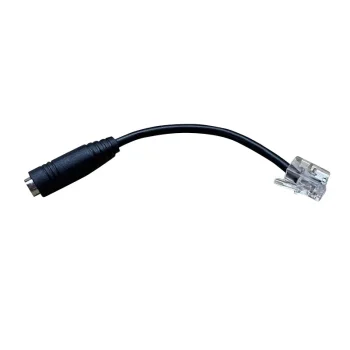 Sonoff AL010 jutiklių adapteris 2.5 mm Jack į RJ9, Juodas