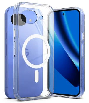 Ringke Fusion Magnetic MagSafe dėklas Google Pixel 10A, skaidrus
