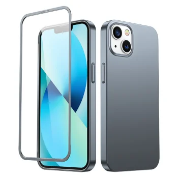 Dėklas iPhone 13 Joyroom 360 Full Case JR-BP927 su apsauginiu stiklu, pilkas