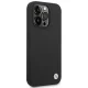 BMW dėklas iPhone 14 Pro telefonui Silicone Metal Logo, juodas