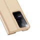 Atverčiamas dėklas Dux Ducis Skin Pro telefonui Xiaomi Poco F4 5G, auksinis