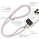 Universalus telefono dirželis Guess CBDY Cord 150 cm, alyvinis