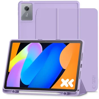 Tech-Protect SmartCase Pen dėklas Lenovo Idea Tab 11.0 TB-336, violetinis