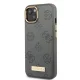 Guess Peony Logo Plate MagSafe dėklas telefonui iPhone 13, pilkas