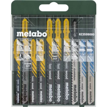 Metabo siaurapjūklio pjūklelių rinkinys 10 vnt. 623599000