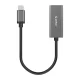 Tinklo adapteris Orico XC-R45-V1 USB-C į RJ45 Gigabit Ethernet 1 Gbps, juodas