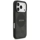 Guess dėklas iPhone 17 Pro telefonui 4G Circle Classic Logo MagSafe, juodas