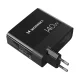GaN Wozinsky CGWCB 140W tinklo įkroviklis, 3x USB-C / 2x USB-A, juodas