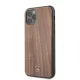 Mercedes dėklas iPhone 11 Pro Max telefonui Wood Line Walnut, šviesiai rudas