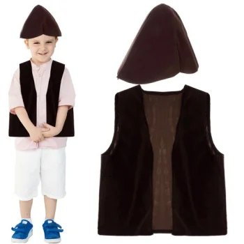 Shepherd Costume for Kids Kruzzel 22669, Brown
