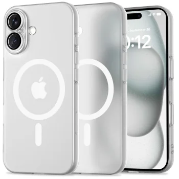 Dėklas „Tech-Protect MagSlim MagSafe“, skirtas „iPhone 16“, juodas