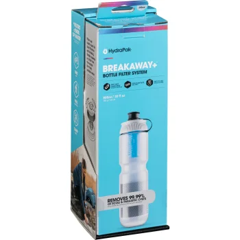 Gertuvė su filtru HydraPak Breakaway+ 880ml, Transparent