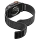 Laikrodžio dirželis Spigen Athlex Air 2 skirtas Apple Watch 44/45/46/49 mm, juodas ir pilkas
