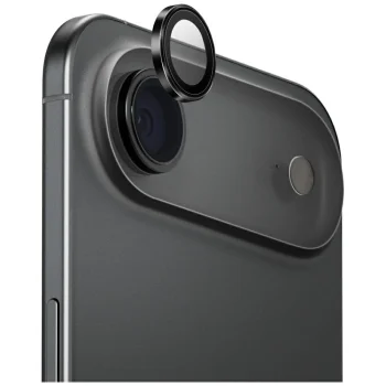 Uniq Optix kameros lęšių apsauginis stiklas iPhone 17 Air, juodas
