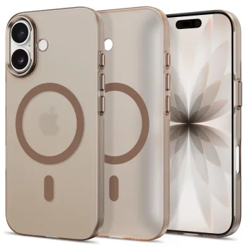 Tech-Protect MagZero MagSafe dėklas telefonui iPhone 17, rusvas matinis
