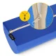 4FIZJO Rehabilitation Half-Round Bolster for Massage and Therapy, Blue