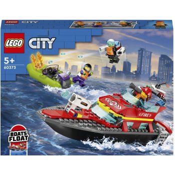 Lego City 60373 Fire Rescue Boat gaisrininkų gelbėjimo laivas
