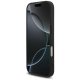 Guess 4G Strap Triangle Logo MagSafe dėklas iPhone 17 telefonui, juodas