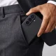 Atverčiamasis dėklas Tech-Protect Smart Wallet, skirtas Samsung Galaxy A27 5G, matinė juoda