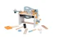 Medinis žaislinis darbastalis ir konstruktorius Ecotoys 1182N WHITE, 52 dalys