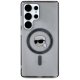 Karl Lagerfeld Button Karl Head MagSafe dėklas, skirtas Samsung Galaxy S25 Ultra, juodas