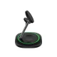 Tech-Protect QI15W-A46 3in1 magnetinis MagSafe belaidis įkroviklis - Juodas
