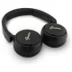 Guess Script Metal Logo belaidės ausinės, juodos