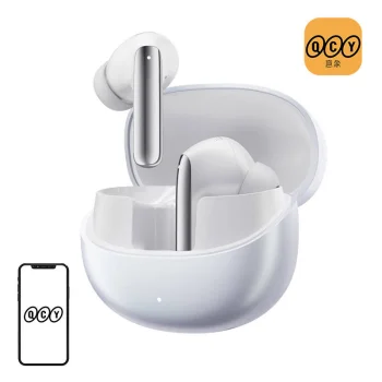 Belaidės ausinės QCY MeloBuds Pro HT08 ANC, baltos