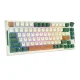 Belaidė mechaninė žaidimų klaviatūra Royal Kludge RKH81 RGB, žalia
