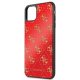 Guess iPhone 11 Pro Max dėklas 4G Double Layer Glitter, raudonas