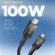 Spigen EB10020CC USB-C į USB-C laidas 100W 200cm - Juodas