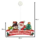 Kabinama kalėdinė LED langų dekoracija Merry Christmas XXL, 45 cm