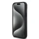 DKNY dėklas iPhone 15 / 14 / 13 su MagSafe, juodas