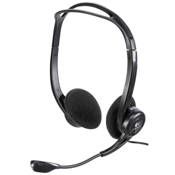 Logitech 960 laidinės ausinės su mikrofonu USB, juodos