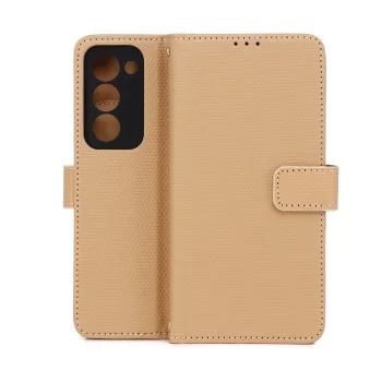 Atverčiamas dėklas TFO Smart Triangle telefonui Oppo A5 5G, rudas