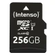 Intenso microSDXC atminties kortelė 256 GB UHS-I C10 Premium su adapteriu