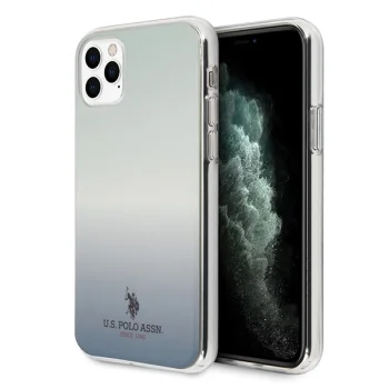 Apple iPhone 11 Pro Max 6.5'' US Polo Gradient Pattern Collection Case Cover (USHCN65TRDGLB), Blue