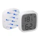 Išmanusis temperatūros ir drėgmės jutiklis Sonoff SNZB-02D Zigbee LCD, baltas
