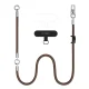 Tech-Protect C10S telefono virvelė per petį (114 cm) ir ant riešo (31 cm), ruda