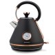 Berdsen BD-701 elektrinis virdulys su termometru, 1.7 l, juodas