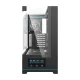Kompiuterio korpusas Darkflash DY450 PRO su 1 ventiliatoriumi, juodas