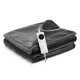 4FIZJO Double Electric Heated Blanket 180 x 160 cm, Grey
