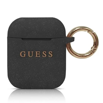 Guess Silicone Case for Apple AirPods 1 / 2 - Black