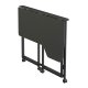 Sulankstomas L formos stalviršis Maclean MC-1250 L/B, 100x65 cm, juodas