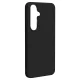 Dėklas Etteri Silicone Mag skirtas Samsung Galaxy S25, juodas
