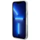Guess dėklas iPhone 14 Pro Max telefonui Golden Marble MagSafe, juodas