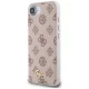 Guess Peony Script Logo MagSafe dėklas iPhone 16e, rudas