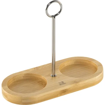 Peugeot Linea bambukinis prieskonių malūnėlių stovas, 17 cm