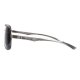 Trizand Polarized Sunglasses with UV 400 Filter (Black/Silver)