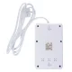 Maclean MCE392 W maitinimo ilgintuvas, 4 lizdai, 3x USB, 2500W, 1.5m, balta
